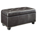Brown Storage Ottoman M927