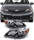 Black Projector Headlights Lamp Driver Left Passenger Right U942209
