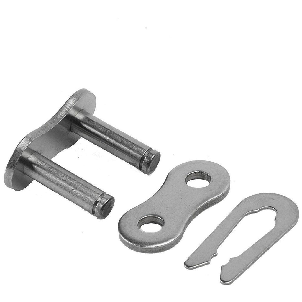 Heavy Duty Stainless Steel Roller Chain 10 Feet with 1 Connecting Link Y6595