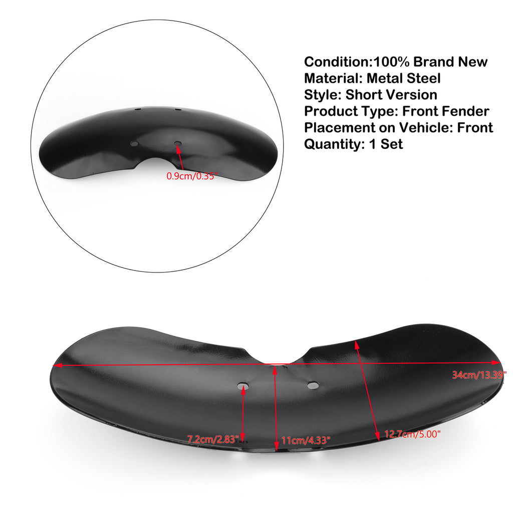 Short Front Fender Mudguard For Triumph Bonneville T100 Scrambler Thruxton F993