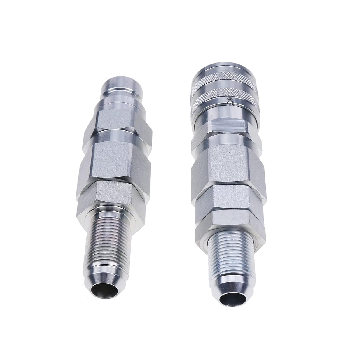 10 JIC Thread 1/2 Flat Face Hydraulic Quick Connect Coupler Set R563525