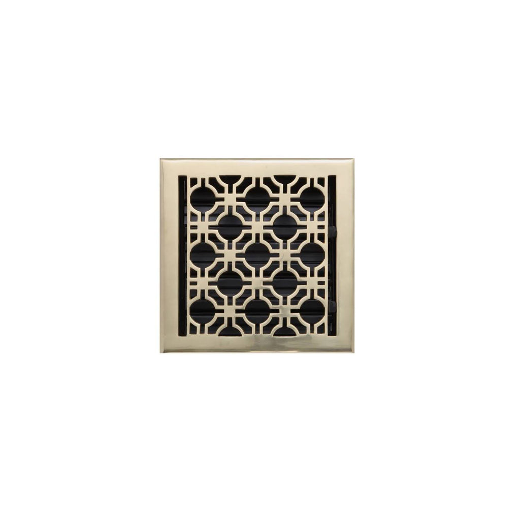 Polished Brass Floor Register G309226
