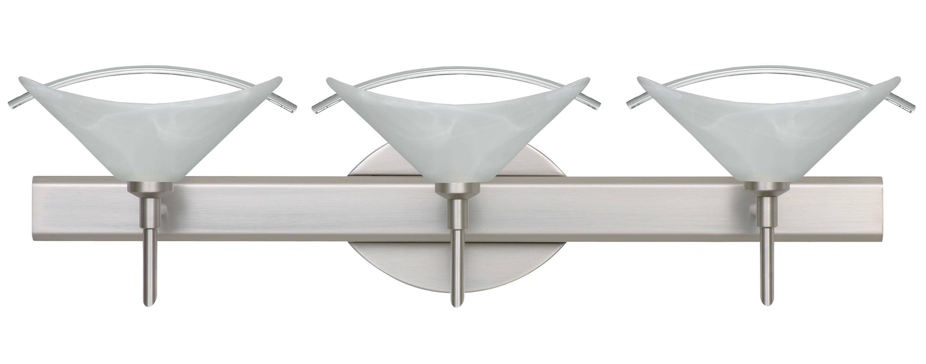 Satin Nickel Bathroom Light Z4805