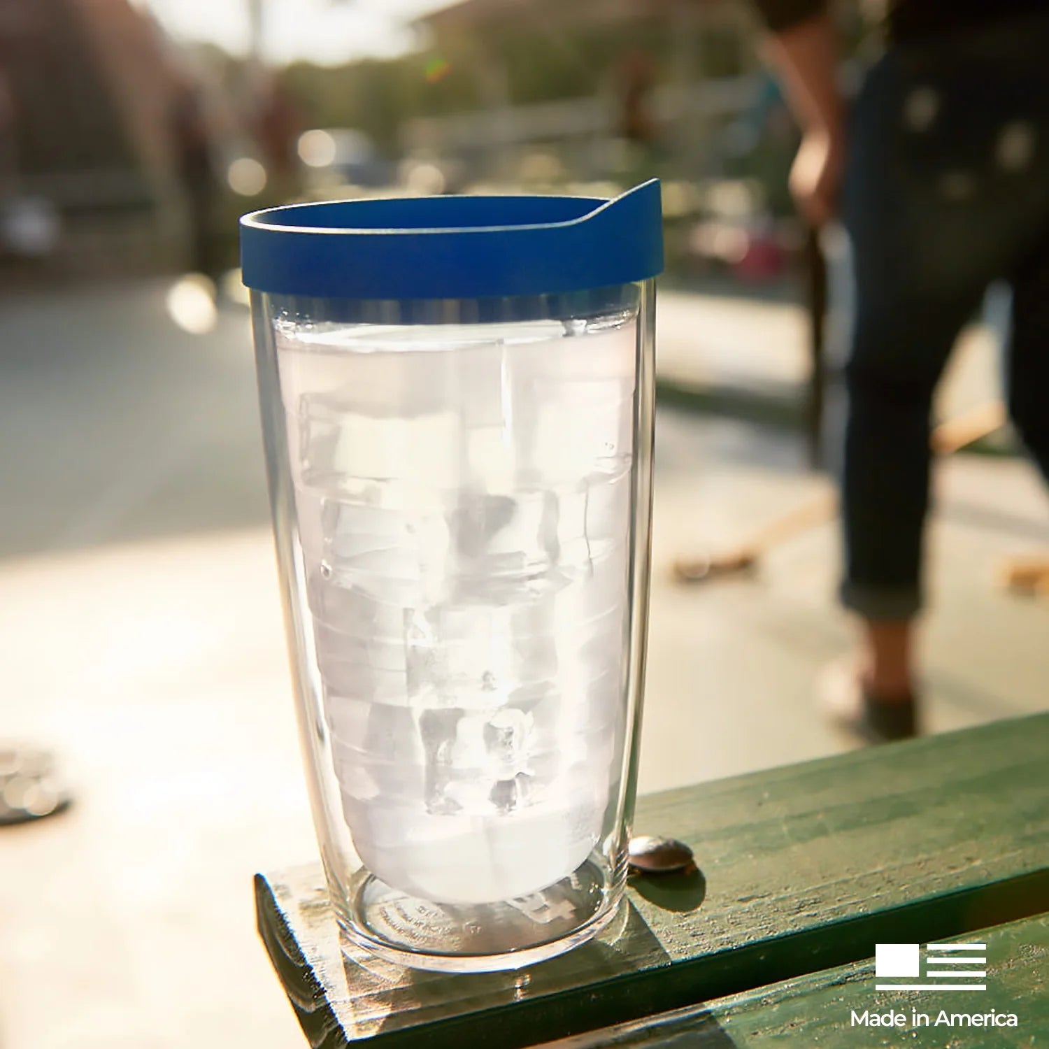 Double Walled Insulated Tumbler Travel Cup, 16oz E7391