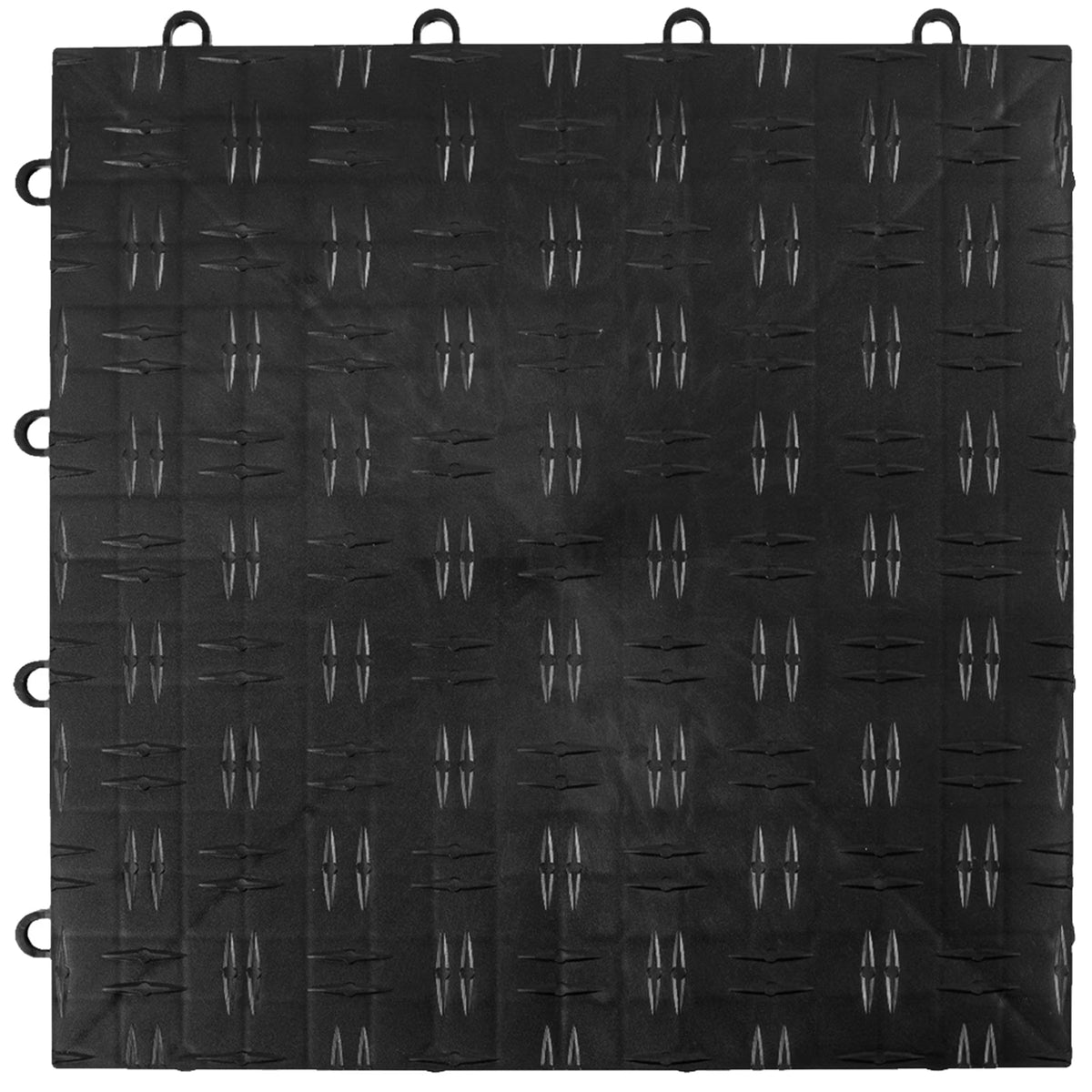 Black Interlocking Garage Floor Tiles N3696