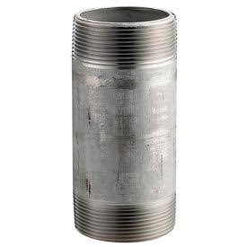 SS 316/316L Schedule 80 Seamless Extra Heavy Pipe Nipple 1/8x2-1/2 NPT Male Pkg Qty 25 E94242