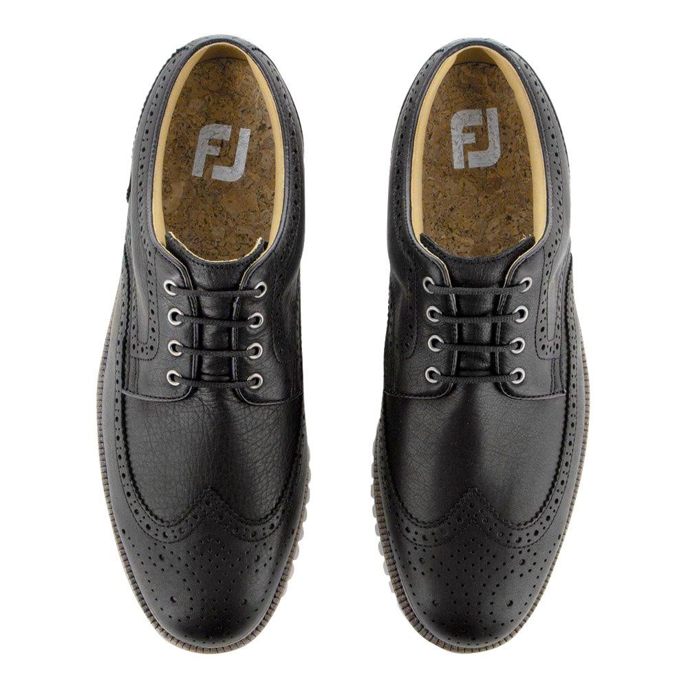 Black Wing Tip Casual Shoes M195