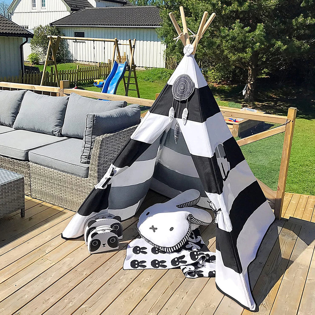 Kids Teepee Tent Foldable Indoor Outdoor Play Tent F22804