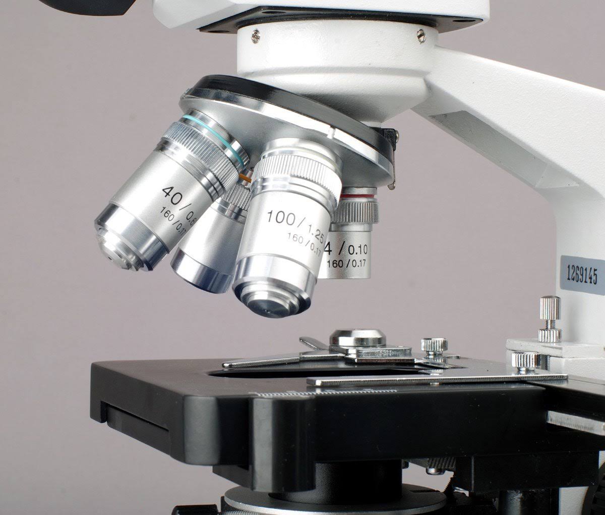 2000X LED Trinocular Compound Microscope with 3D Mechanical Stage and 9MP Camera V800