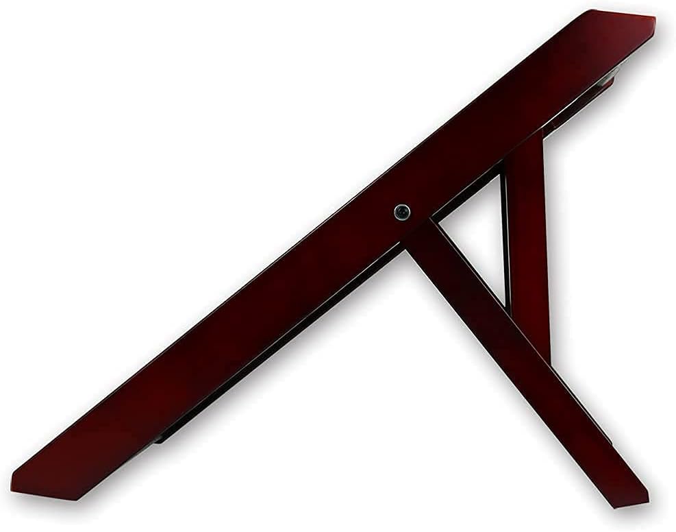 Wood Pet Ramp Adjustable Foldable Wide Dog Ramp N663356