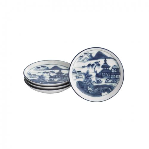 Blue Canton Coaster Set/4 D5027