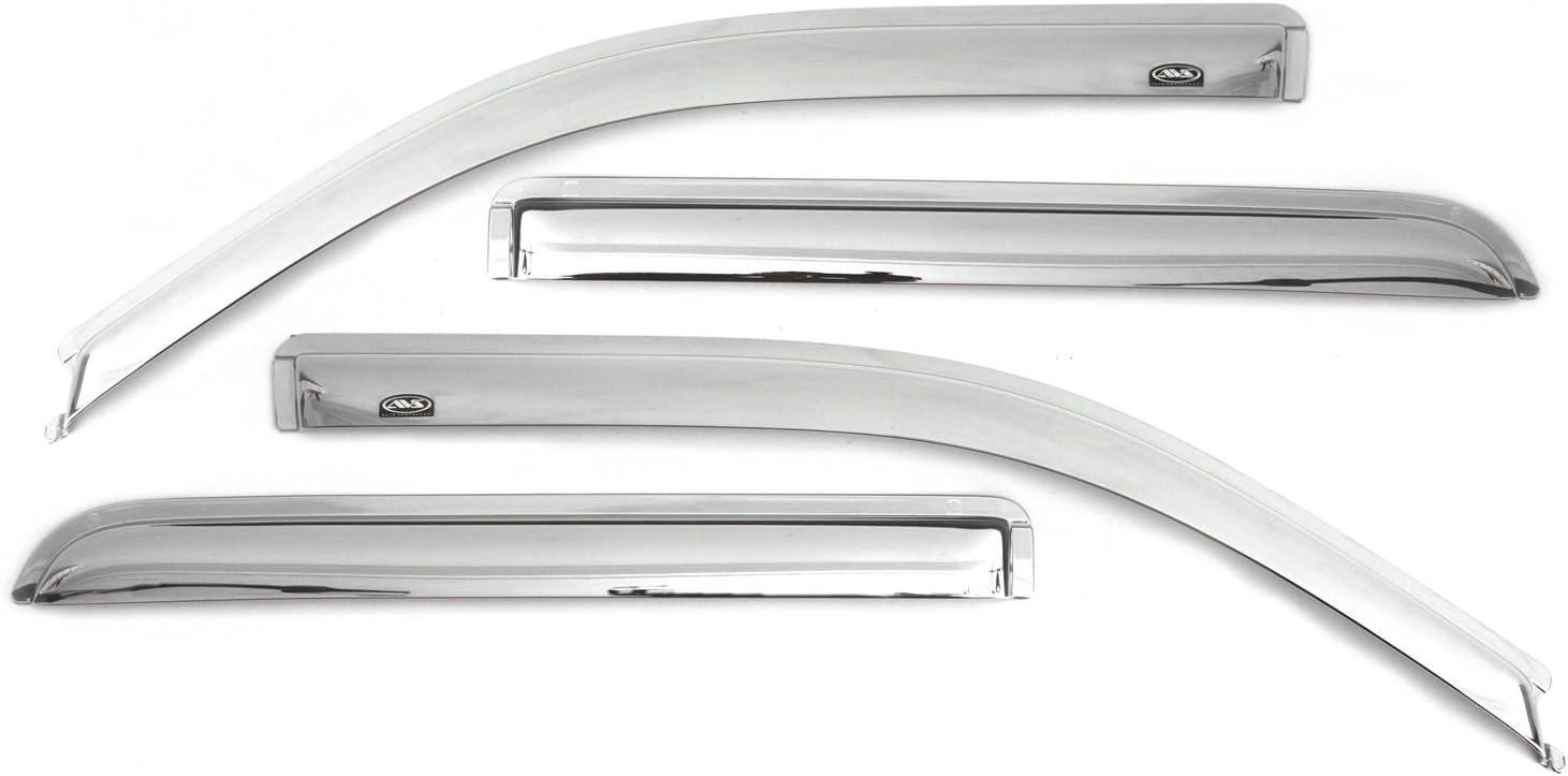 Low Profile Dark Smoke Side Window Deflector, 4-Piece Set I674775