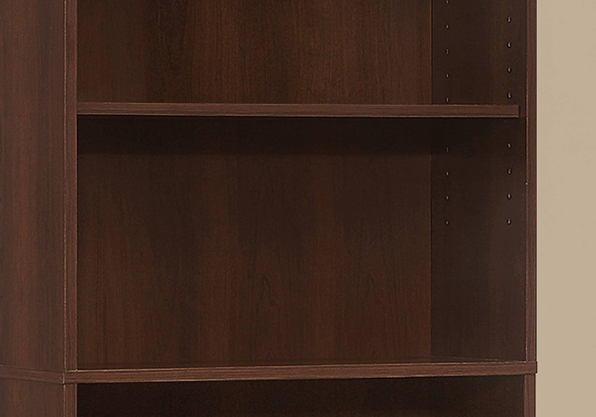 Cherry 72 inch 5 Shelves Bookcase S82820