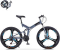 Mens 26 Inch Wheels Mountain Bike with High Carbon Steel Frame, 21-Speed, Disc Brakes W1837