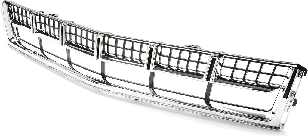 Silvery ABS Front Lower Mesh Grill Pack of 2 E50197
