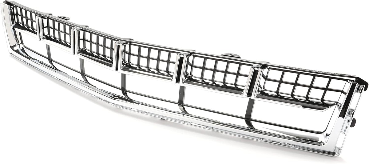 Silvery ABS Front Lower Mesh Grill Pack of 2 E50197