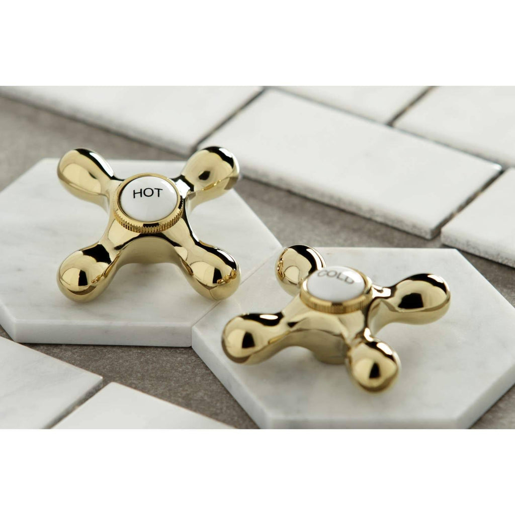 Polished Brass Wall Mount Bathroom Faucet S516802