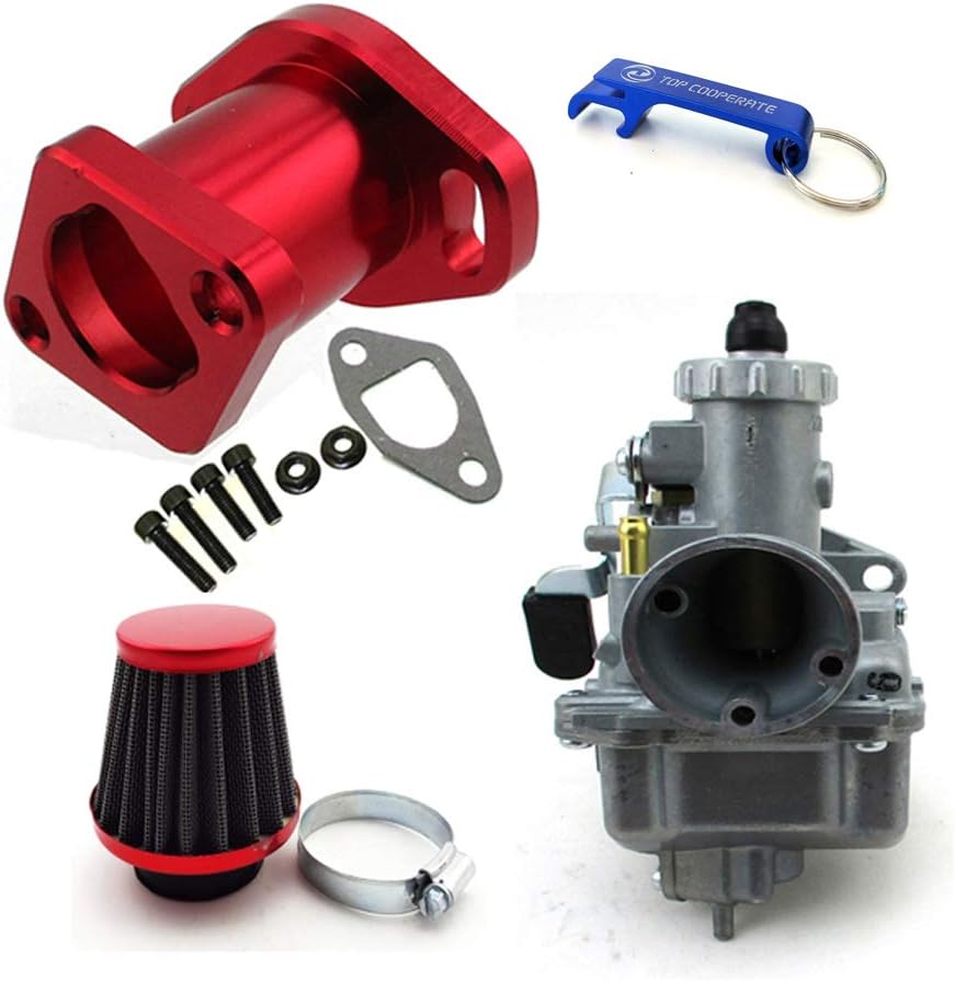 Red 38mm Carburetor Manifold Air Filter Pack of 2 L912914