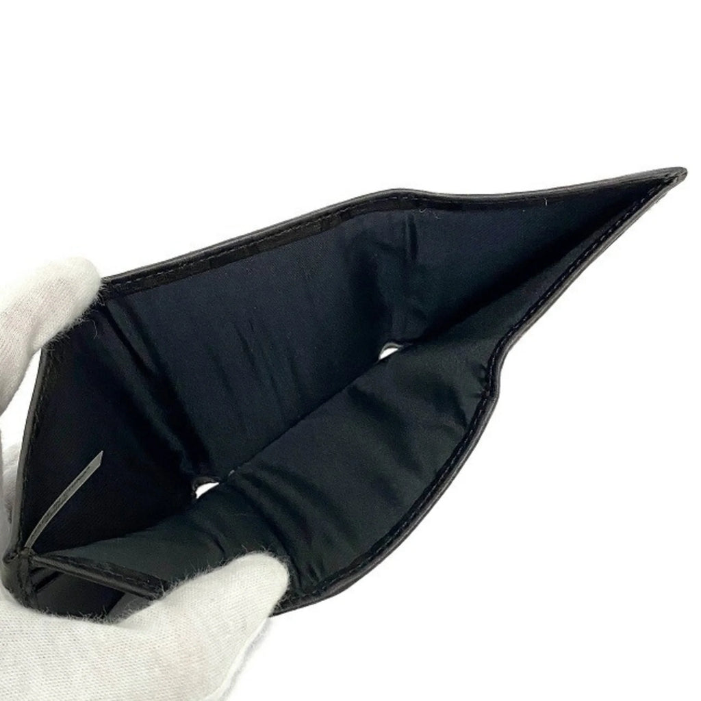 Dark Brown Leather Tri-Fold Wallet O29097