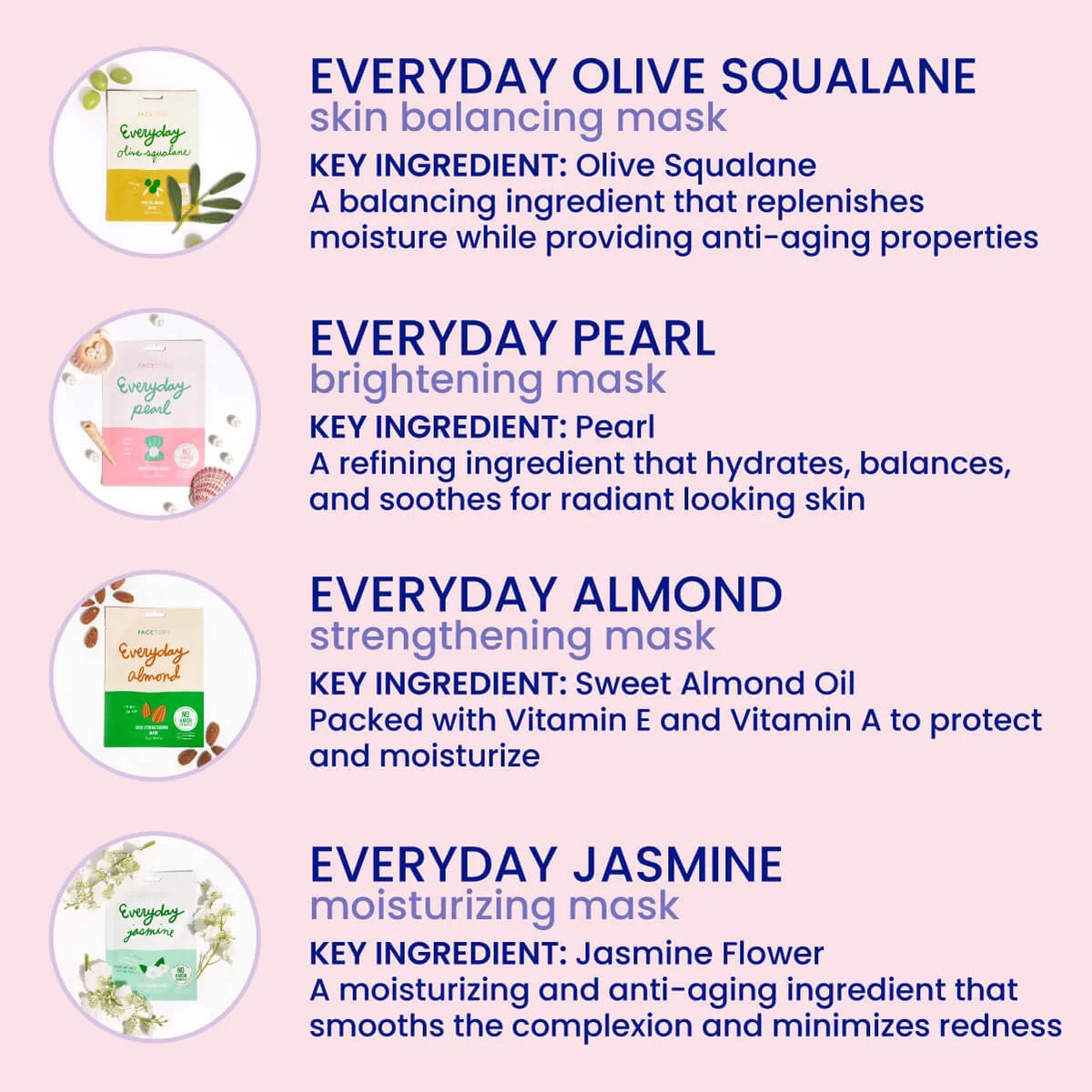 Set of 8 Sheet Masks Y27681