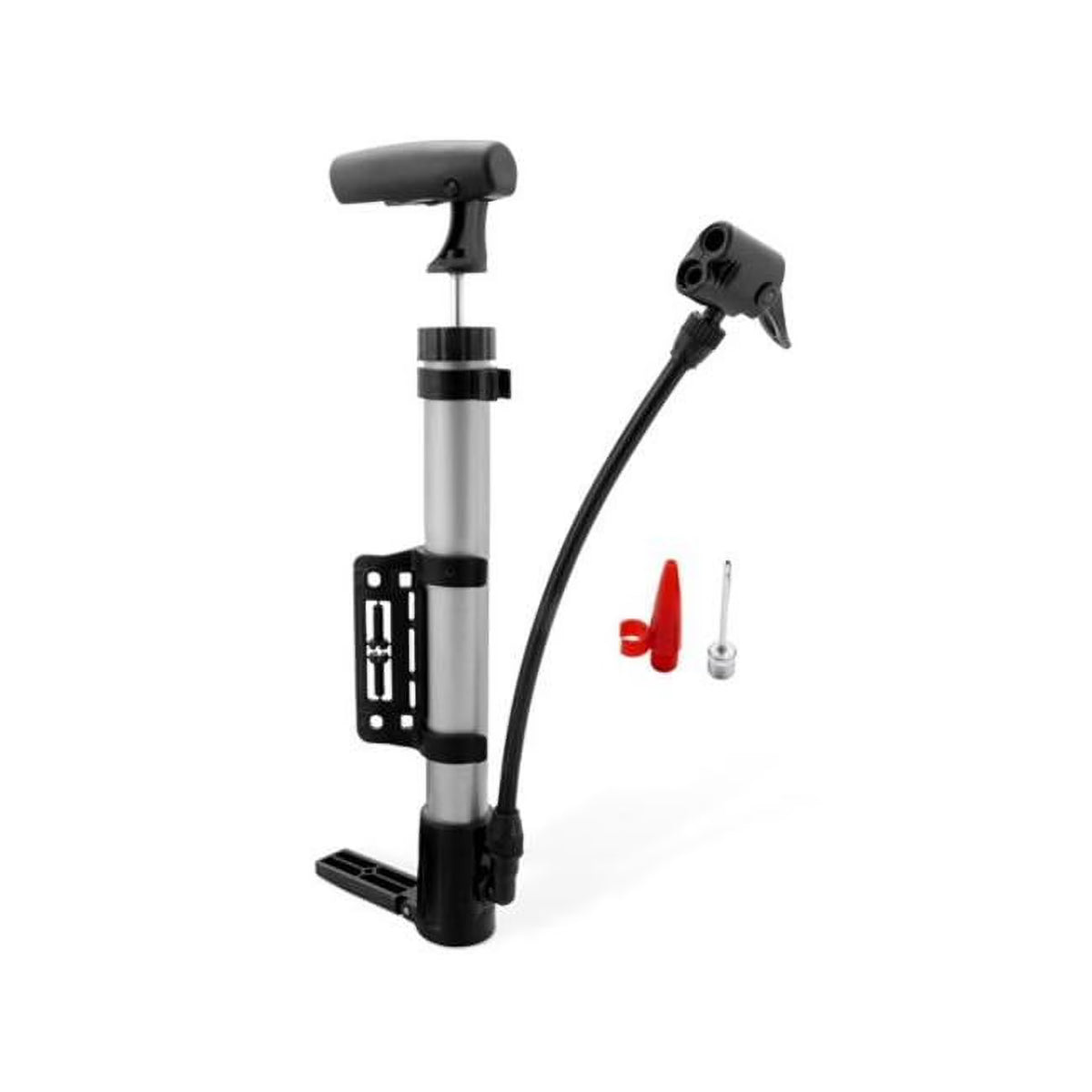 Mini Bike Pump Portable Bicycle Tire Inflator Ball Air Pump with Mount Frame F2418