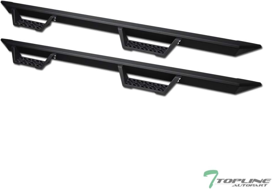 Matte Black Modular Side Nerf Bars Running Boards for Toyota Tundra CrewMax Cab Q6305