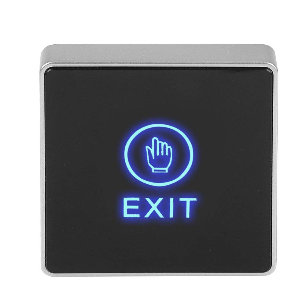 Door Touch Exit Release Button Switch Panel with Blue Indicator Light T92302