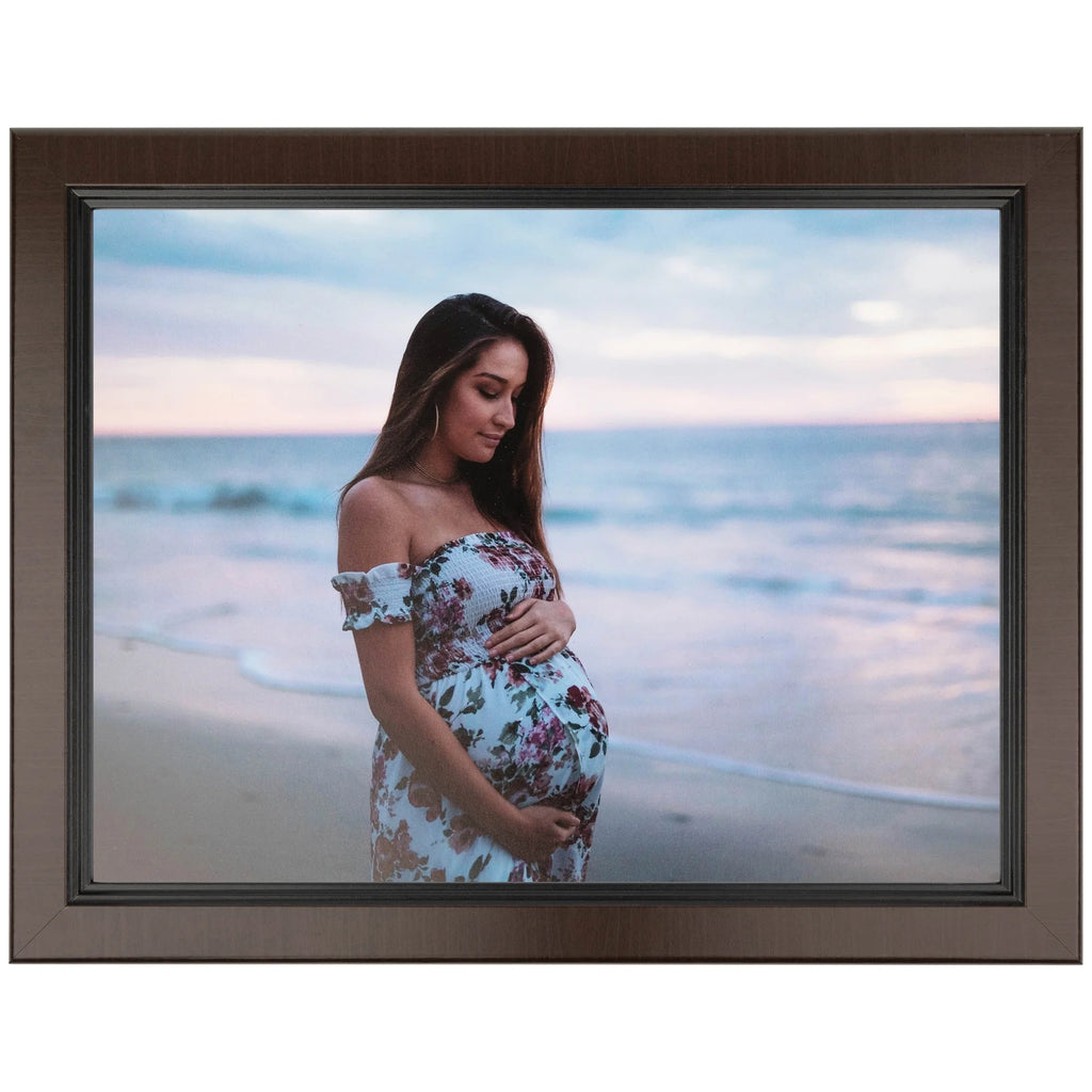 20x24 Inch Windsor Walnut Picture Frame with Plexi Glass F965