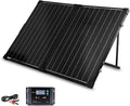 100 Watt 12 Volt Monocrystalline Foldable 2Pcs 50W Solar Panel Suitcase with Waterproof 20A Charger Controller O55050