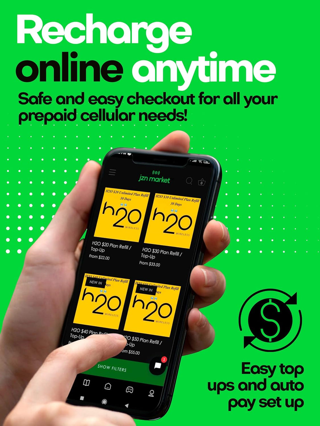 H2O Wireless SIM Card 90-Day Plan with 15GB High-Speed Data C4101