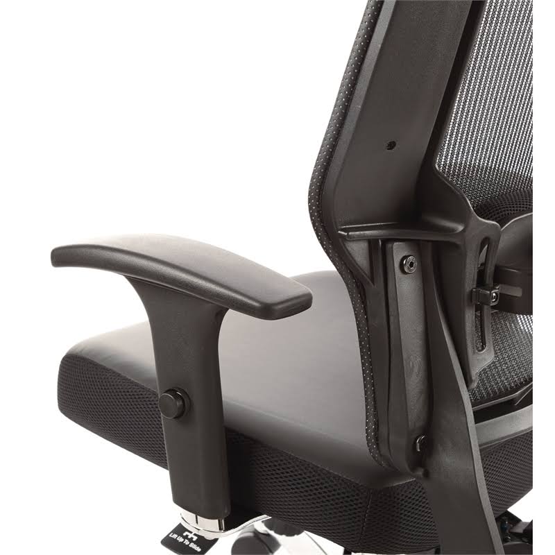 Black Vertical Mesh Back Chair E54724