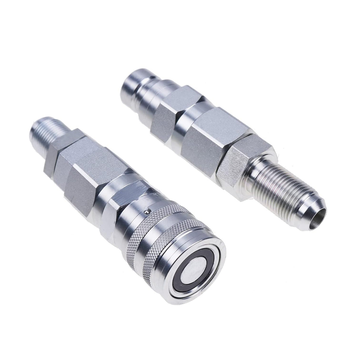 10 JIC Thread 1/2 Flat Face Hydraulic Quick Connect Coupler Set R563525