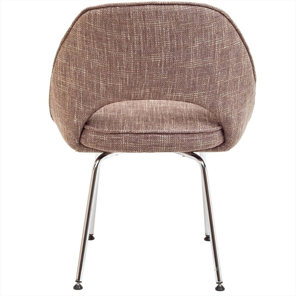 Oatmeal Fabric Dining Side Chair T5497