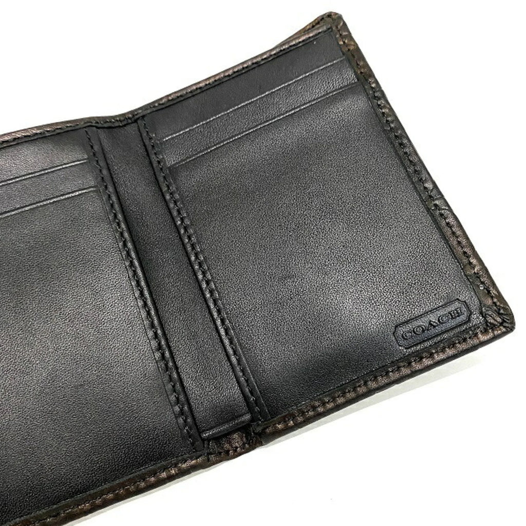 Dark Brown Leather Tri-Fold Wallet O29097