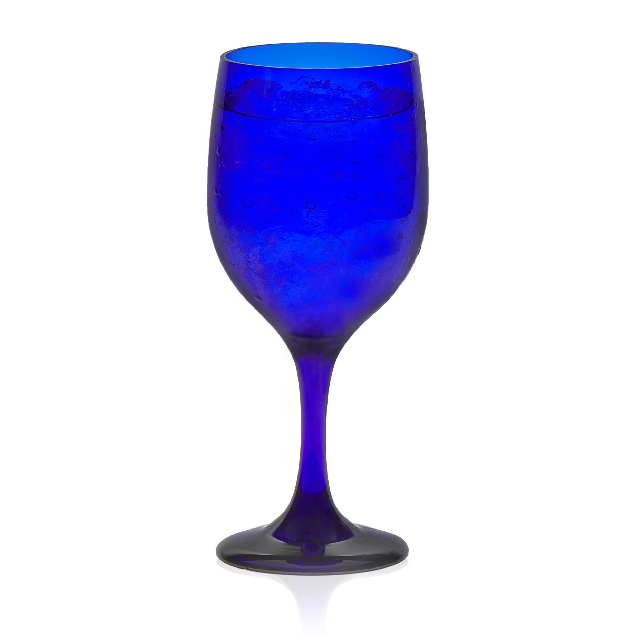 11.5 oz Cobalt Wine Glass Set (12-Pack) Y25594