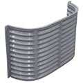 Gray Plastic Window Well Ventilation and Light S889159