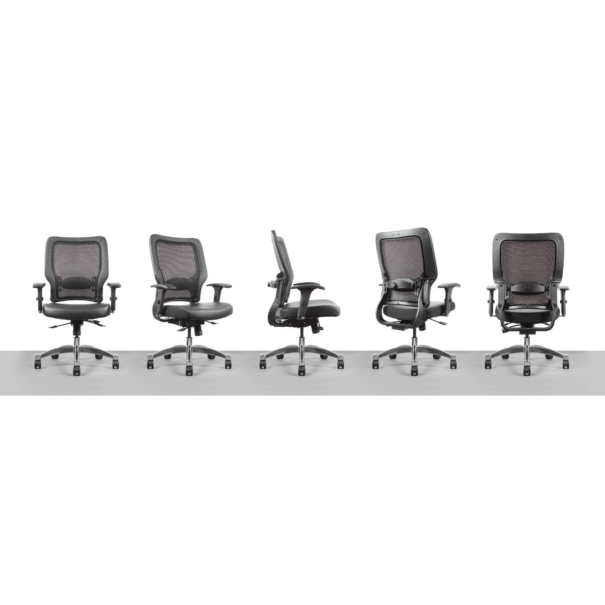 Black Vertical Mesh Back Chair E54724