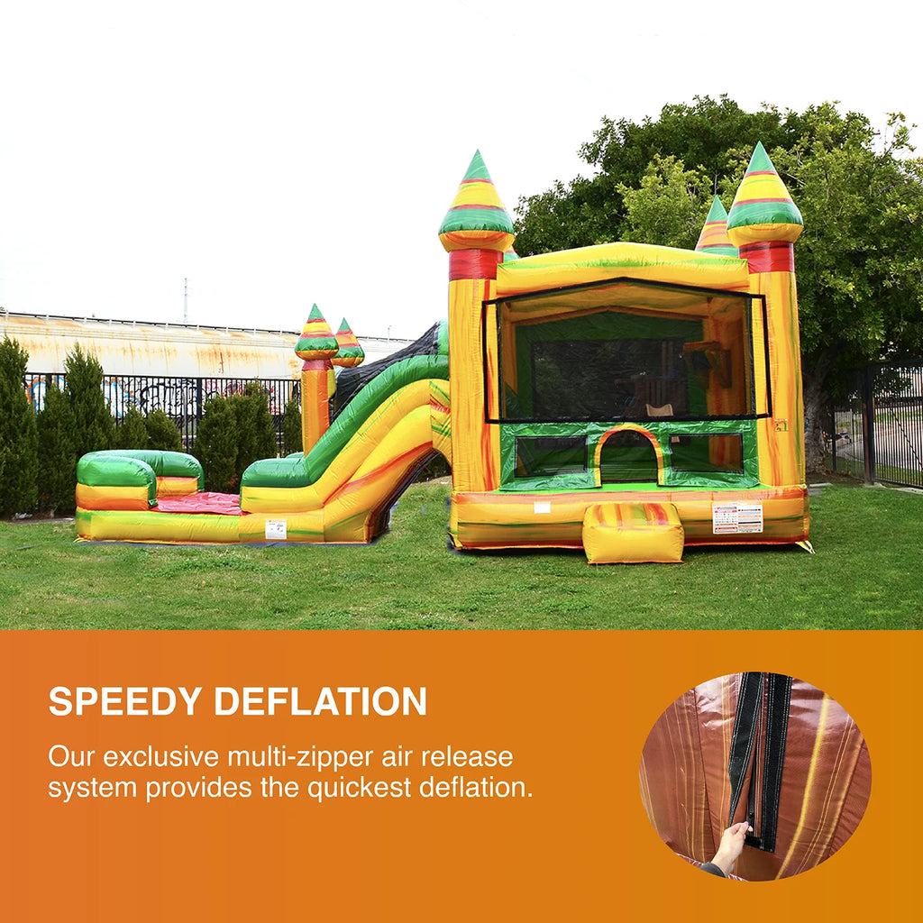 Commercial Grade Bounce House Water Slide with Pool with Blower L711