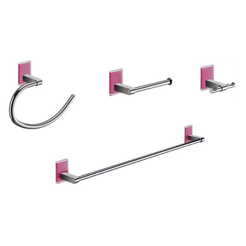 Pink Bathroom Accessory Set H2335