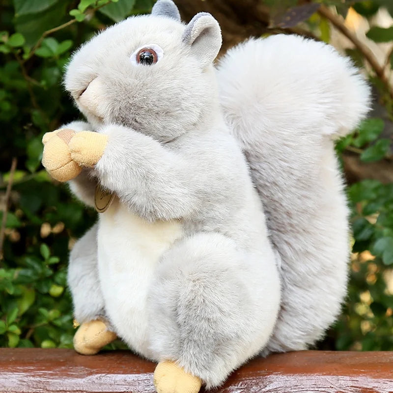 20cm Plush Squirrel Stuffed Doll Throw Pillow S703