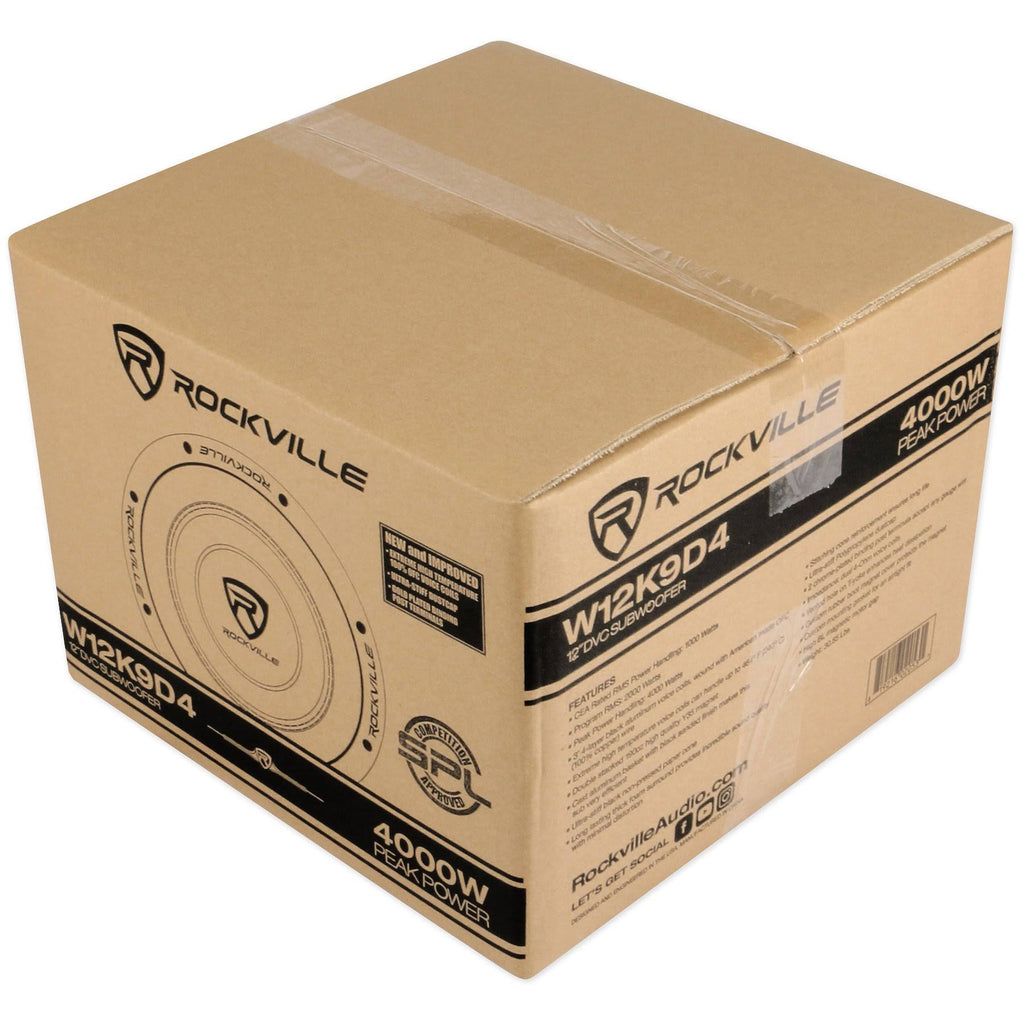 8000 Watt Dual 4-Ohm Car Subwoofers K667740