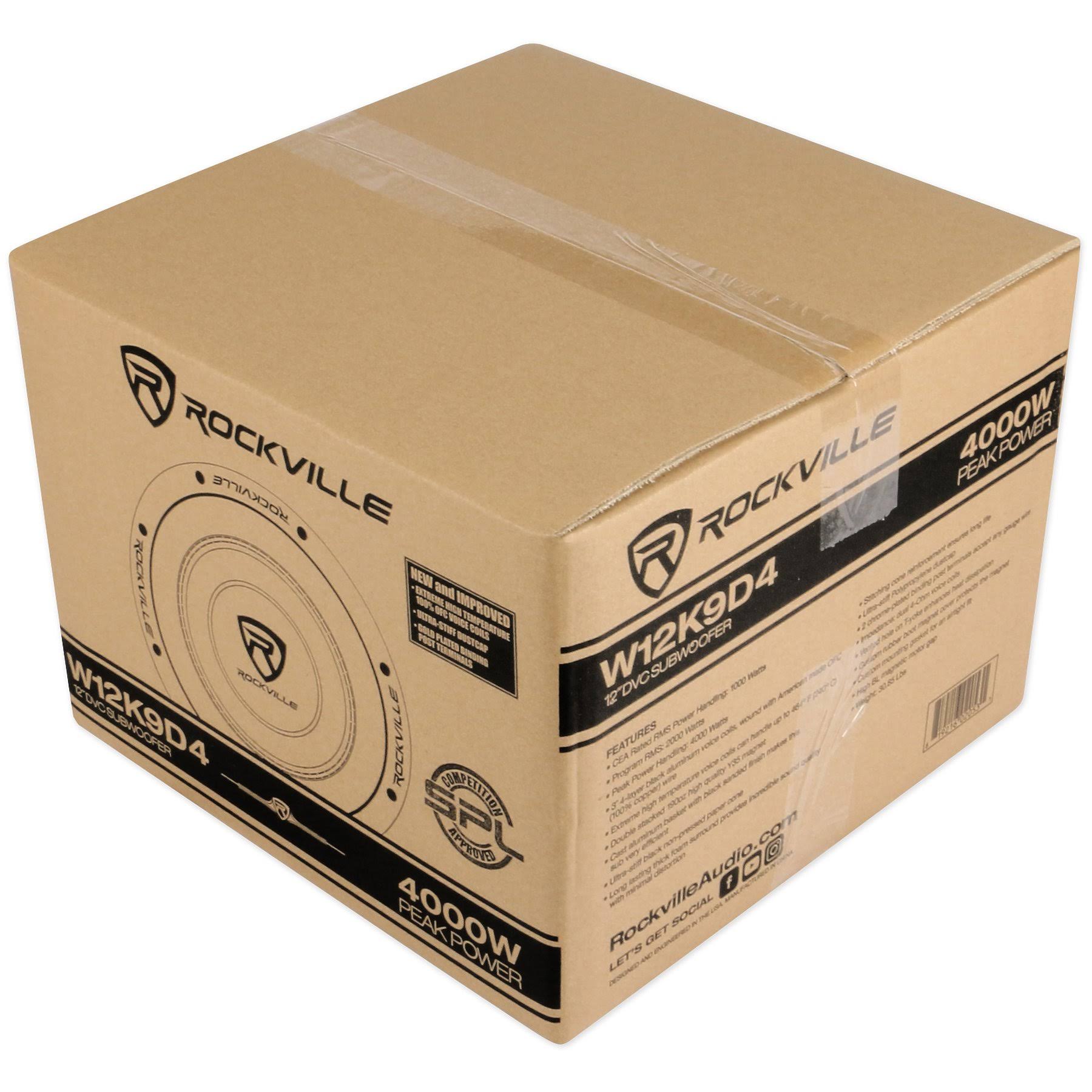 8000 Watt Dual 4-Ohm Car Subwoofers K667740