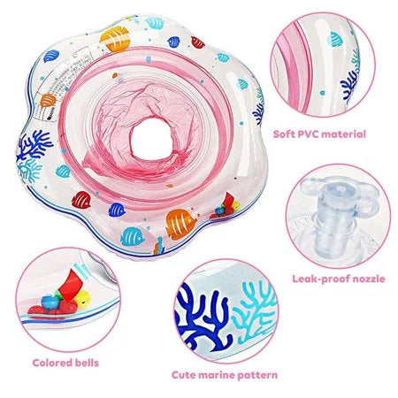 Inflatable Pool Float Ring for Infant Toddler PVC Seat N839700