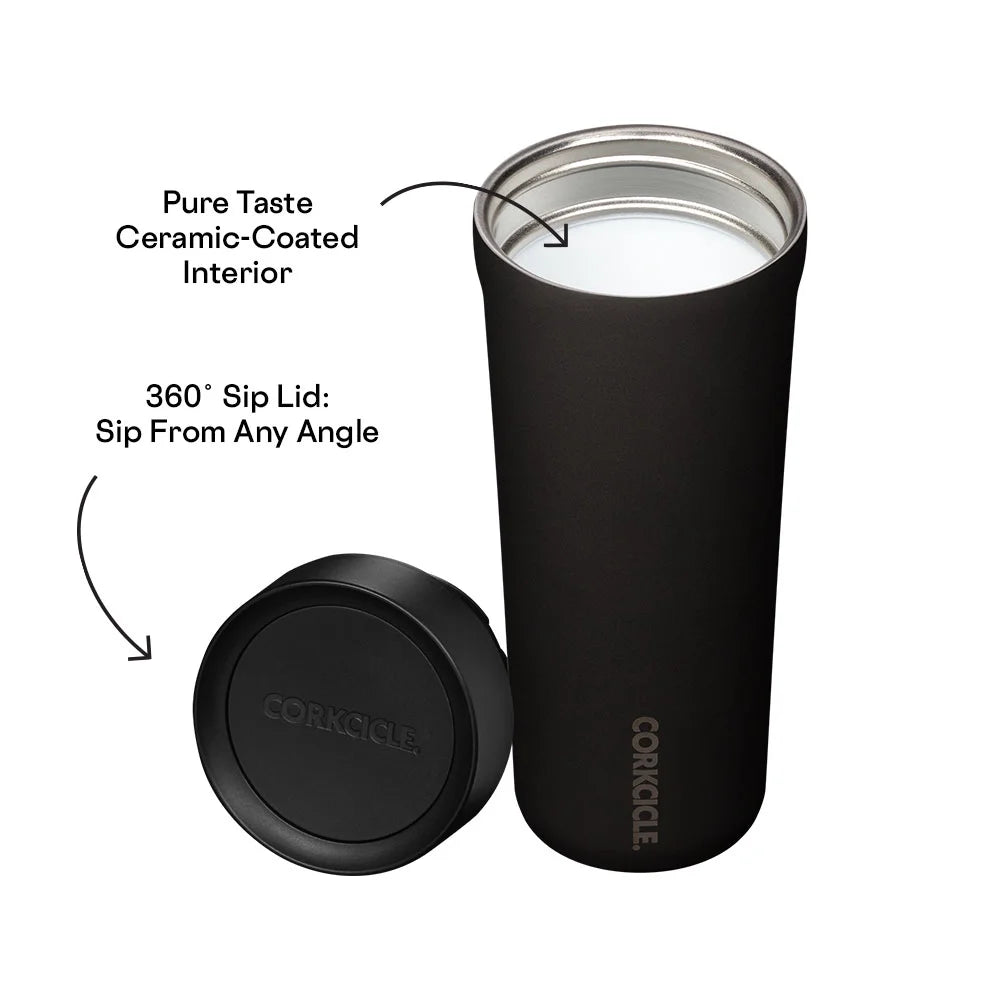 17 oz Stainless Steel Tumbler, Matte Black N633651