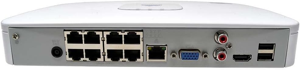 4K 8ch NVR PoE IP Camera System with 4 8MP Audio Turret Cameras, 2TB Hard Drive Z176