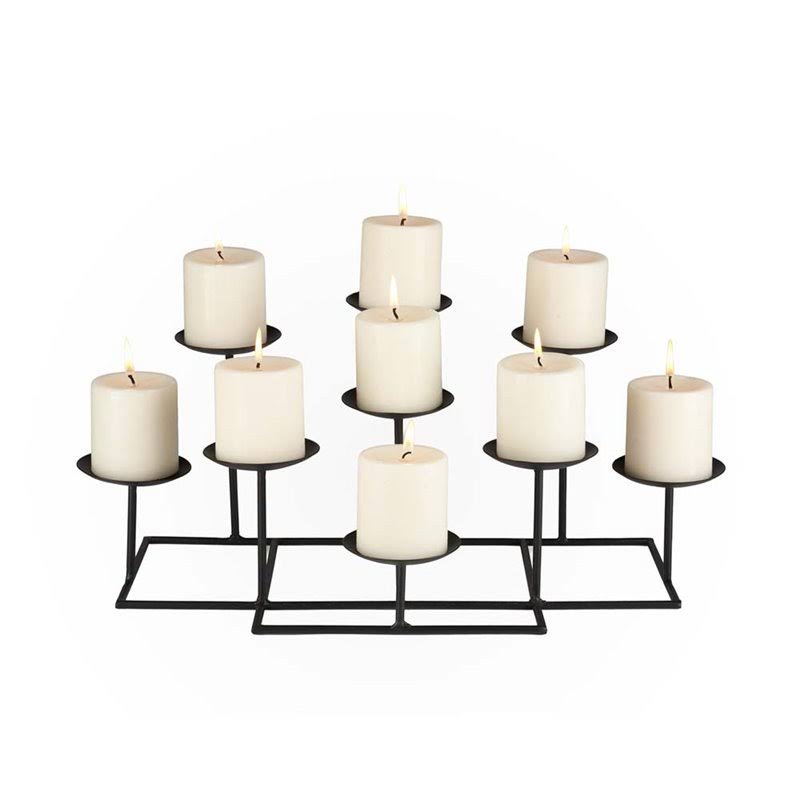 Matte Black 9 Candle Candelabra B551531