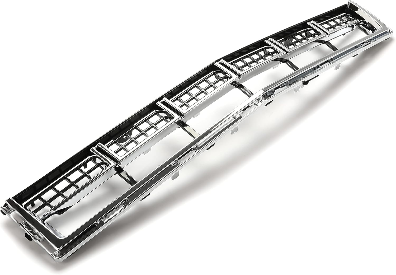 Silvery ABS Front Lower Mesh Grill Pack of 2 E50197