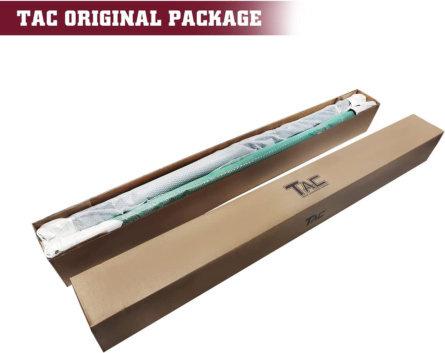Black Fine Texture Truck Running Boards 2pcs M443