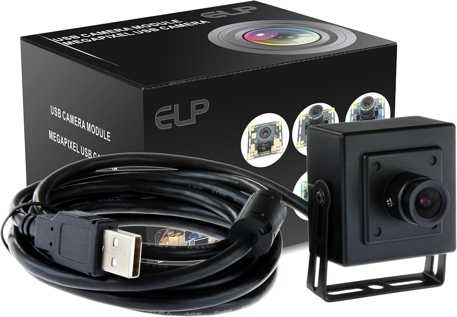 2.1mm Wide Angle USB Camera Pack of 2 I78415