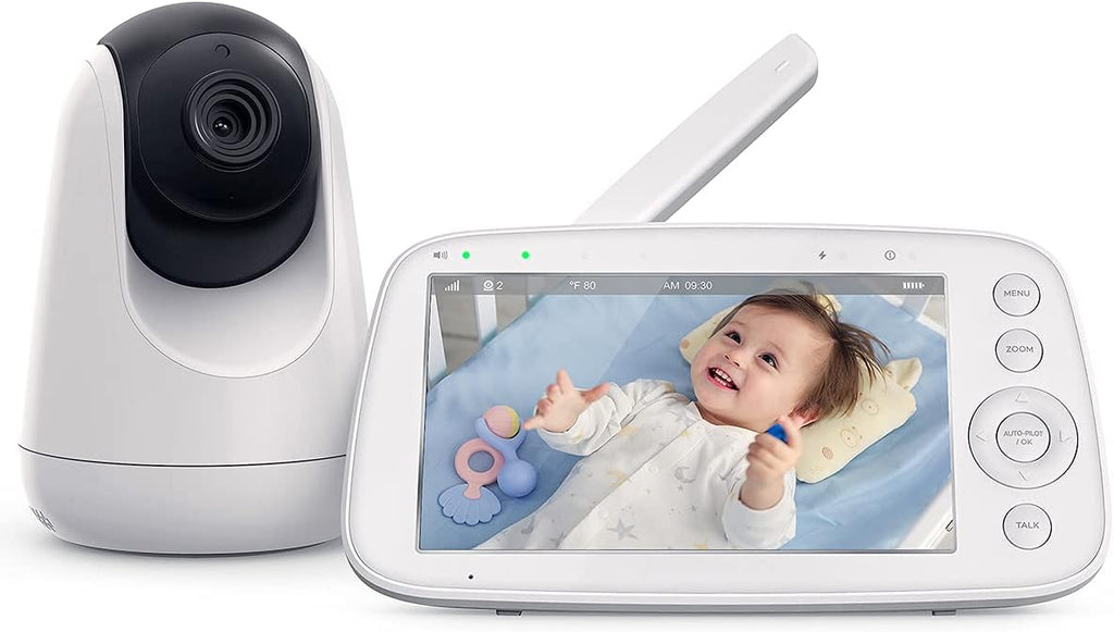 5 720P Video Baby Monitor with Pan-Tilt-Zoom Camera S31421